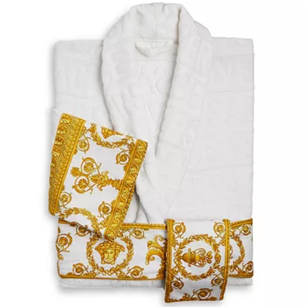 White Versace Robe w/ Tag & Box! - XL